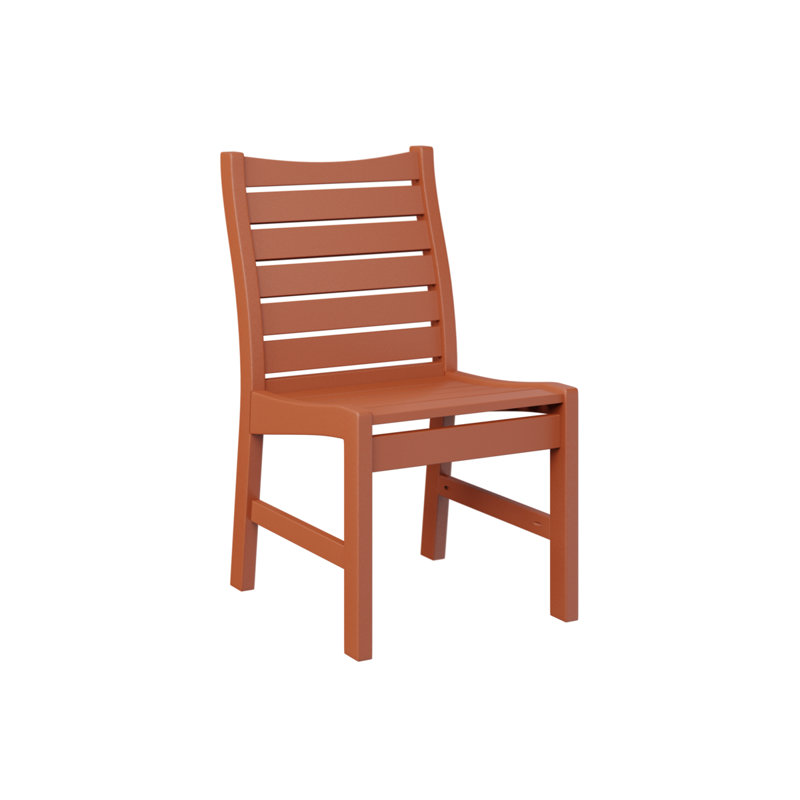 Berlin Gardens Bristol Natural Dining Chair, Mango Orange