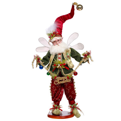 Merry Christmas Fairy On Base - 20 Inches