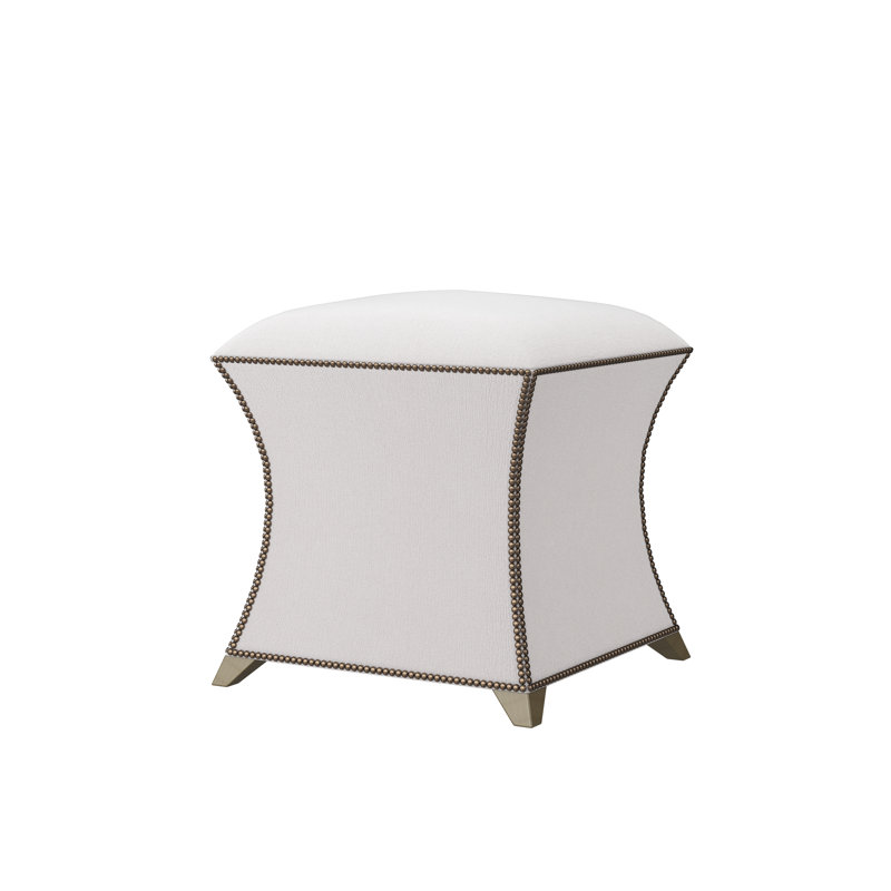 Hayes Upholstered Ottoman, Dune, Page Snow (Performance fabric) 1355-91
