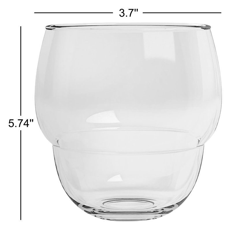Tarhong Stacking Bubble Tumbler, 14 Oz., Orange