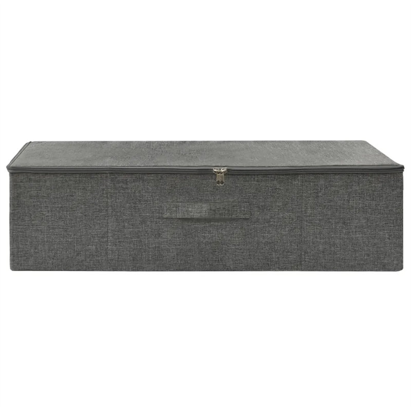 Storage Box Fabric 70x40x18 cm, Dark Grey