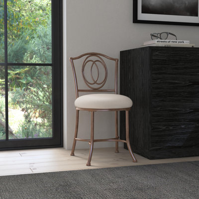 Tabouret de coiffeuse en acier Lonan