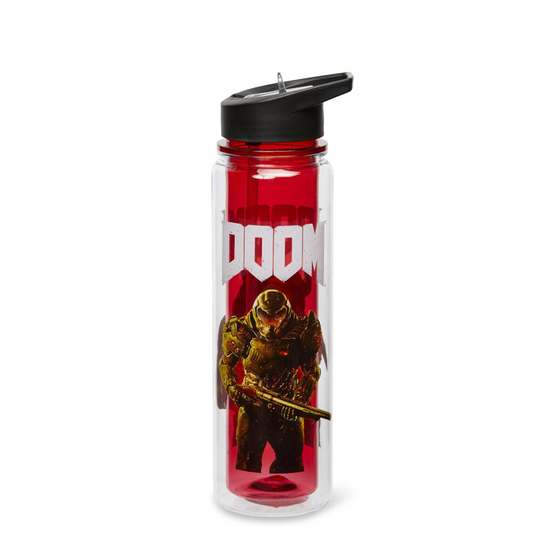 Cyberdemon à parois 16 oz. Bouteille d'eau en plastique