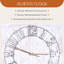 Grande horloge murale de style campagnard