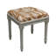 Tabouret de coiffeuse en lin Camiah Cathay-330583555-330583557