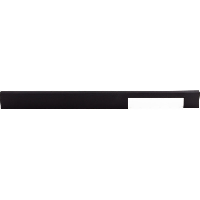 Linear Bar pull, 12" Center to Center, Flat Black