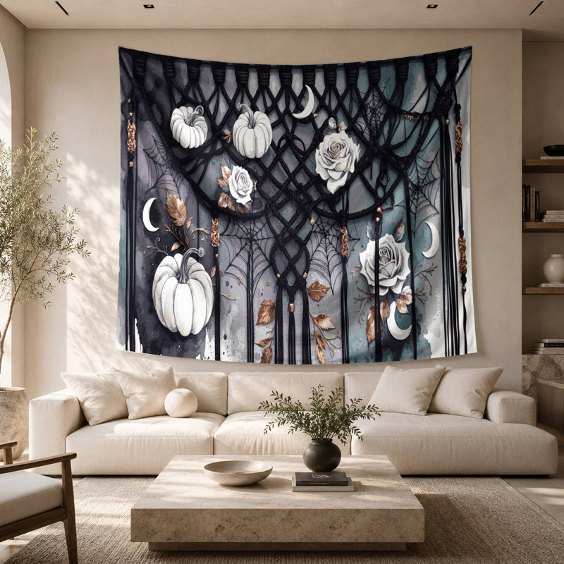 Tapisserie murale Halloween, 68 po x 80 po