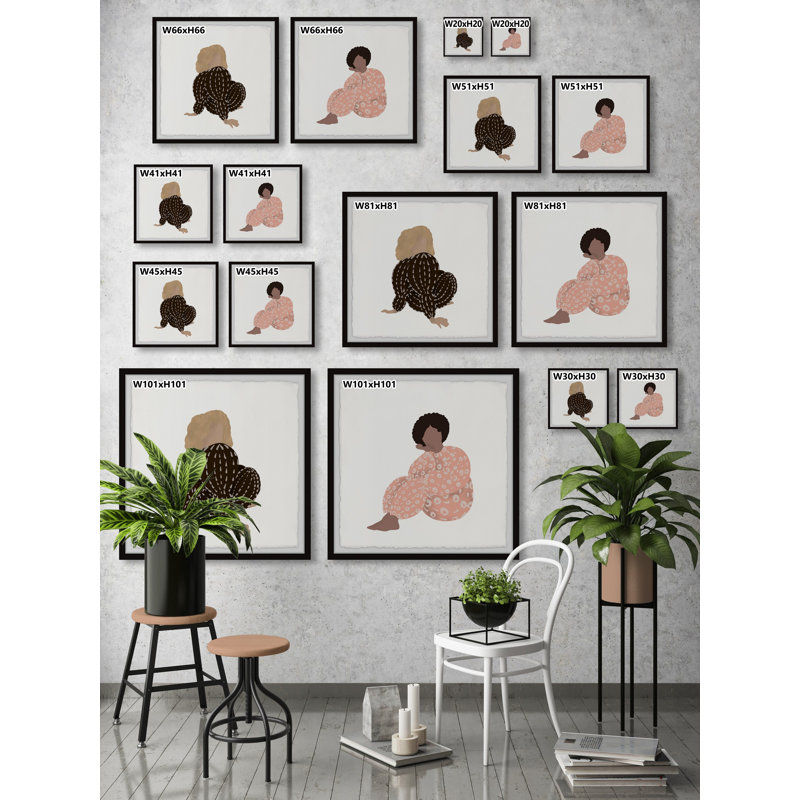 Abbygayl Focus And Win by Marmont Hill - 2 Piece Single Picture Frame Painting Set, 45cm H x 45cm W