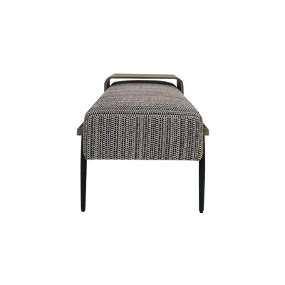 Cocktail Ottoman With Slide Tray
