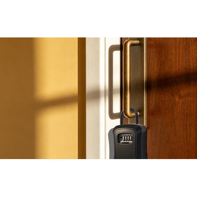 Key Box with Code, Waterproof Dustproof Combination Lock, Corrosion Resistant, Heavy Duty Key Safe for House Spare Keys, Realtors Home Garage Airbnb, Wall or Hook Mount