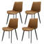 Ensemble de 2 chaises en cuir Pu-1369045707
