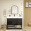 Finition du meuble-lavabo sur pied simple 42 po Jessica / Base: Chêne teck-72495619