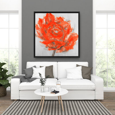 " Abstract Red Flower "