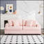 Canapé en velours côtelé de 79,3 pouces de long avec 4 coussins décoratifs assortis, conception élégante pour un confort spacieux et polyvalent-726755323
