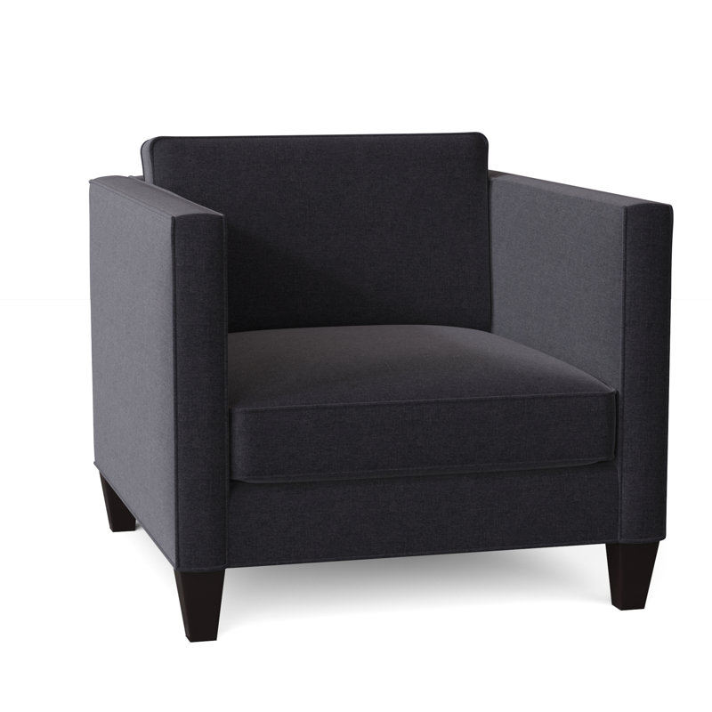 Fauteuil de 37 po de large Pudalov, Denim Judson
