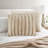 Soft Faux Fur Ribbed Comforter Set with Matching Shams
