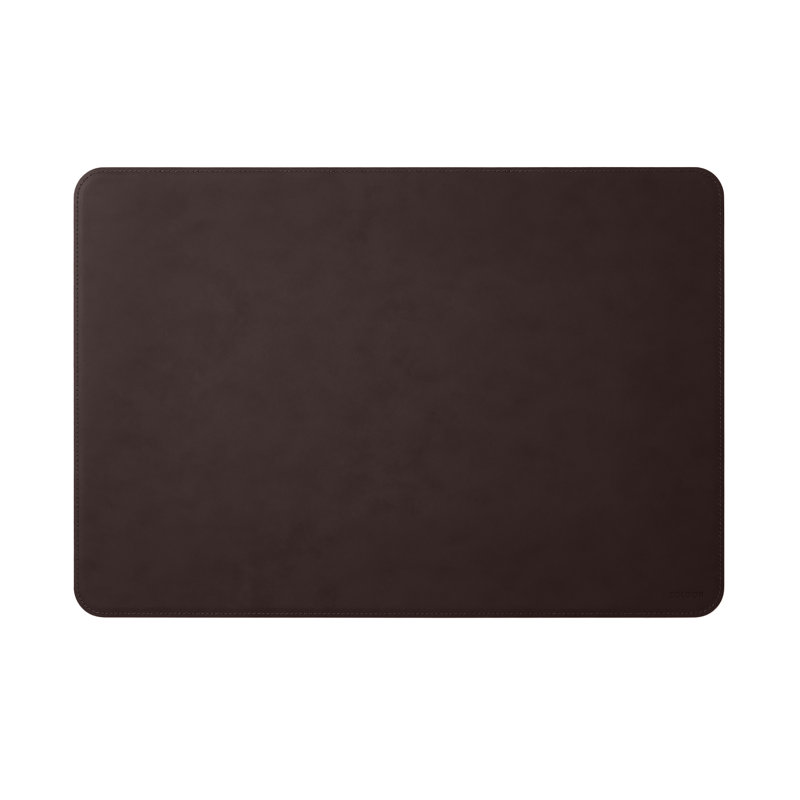 Hermes Leather Desk Pad, Dark Brown