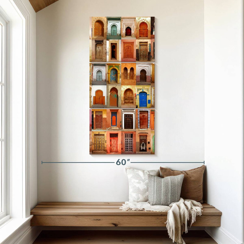 Portes marocaines, H 52 po x l 24 po