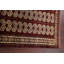Tapis rouge en laine noué à la main de conception unique 2 pi 7 po x 3 pi 9 po One Age of a Kind Kinder
