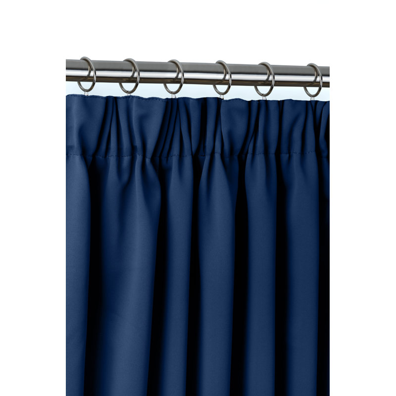 Lloyd Harbor Blackout Curtain Pair, 116 W x 183 D cm, Navy