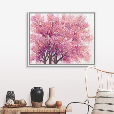 «Pink Cherry Blossom Tree I», art mural sur toile