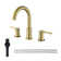N5401LSJ Widespread 2-handle Bathroom Faucet with Drain Assembly