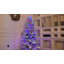Arbre de Noël floqué deux couleurs, pointes de branches mixtes en PE et PVC, base en métal pliable-1579155658