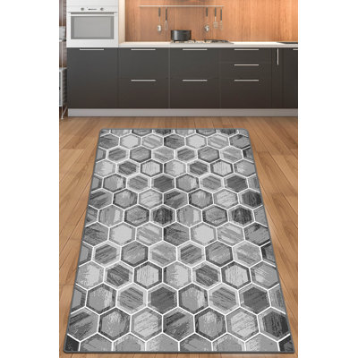 Antibacterial Hall Carpet, 100% Polyester, 47.2 x 59.1 inches | 10 mm Pile Height, 700 g/m² | Non-Slip Underside, Machine Washable | Perfect for Entryways & Living Rooms, Durable & Stylish Design