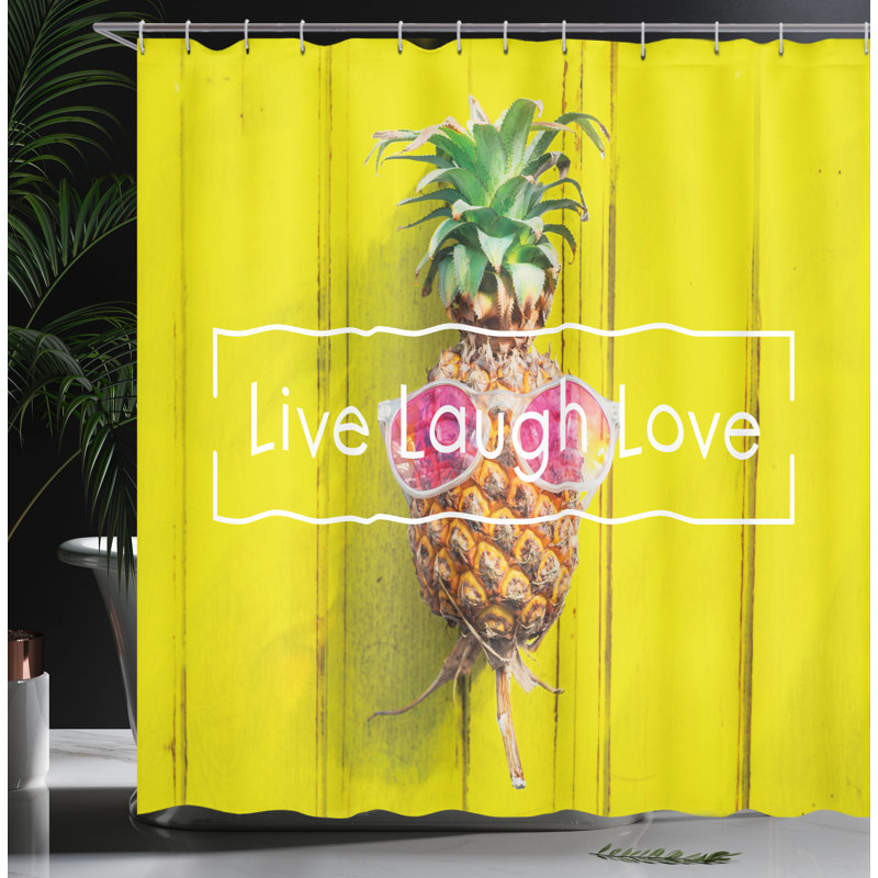 Shower Curtain with Hooks Included
