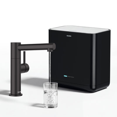 Système de filtration d'eau sous-évier BLANCO AQUA + Robinet de boisson ALTA II Noir mat