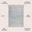Tapis gris / turquoise Saulsberry Modern Strie-829151999