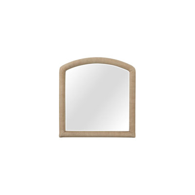 Miroir arqué en corde - Caramel