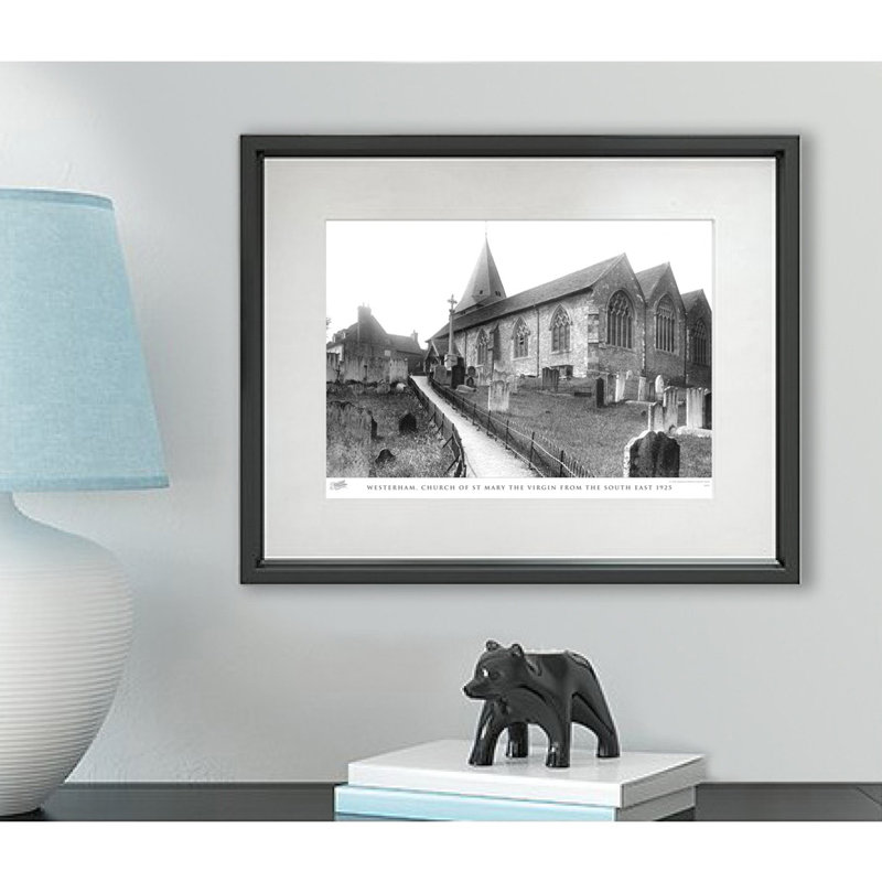 Westerham, Church Of St Mary The Virgin From The South East 1925 by Francis Frith - Single Picture Frame Print