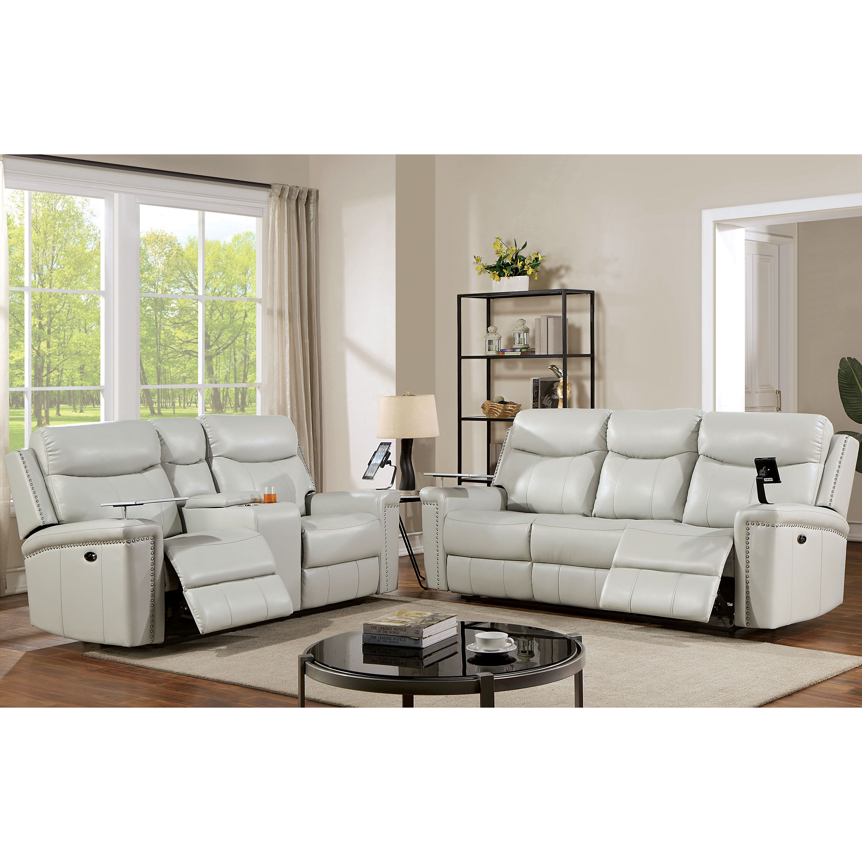 The Twillery Co.® Araujo 2 Piece Faux leather Living Room Set | Wayfair