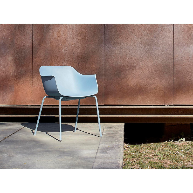 Fauteuil de patio Shape, Blanc