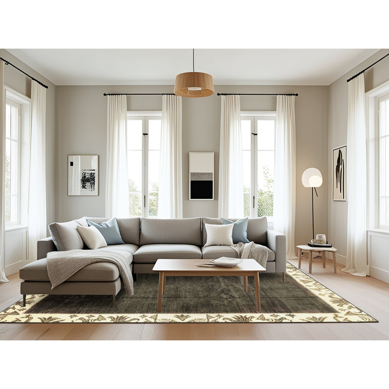 Abstract Indoor Rug, Rectangle 8' x 10'