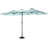 Double Sided Patio Umbrella. Large Rectangular. 100% Fabric. Easy Stop Function. Ideal For Garden, Poolside, Backyard Spot Outdoor Umbrella Rectangular - . Canopy. Effortless Shutting-316921466-316921464