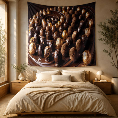 Tapisserie murale Desserts chocolat truffes
