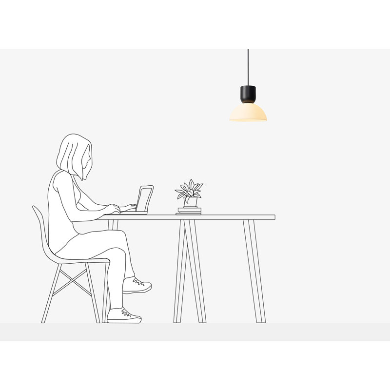Buia Pendant Light, Carbon, Black