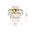Plafonnier encastré 3 lumières Bryd-983404000-983404004
