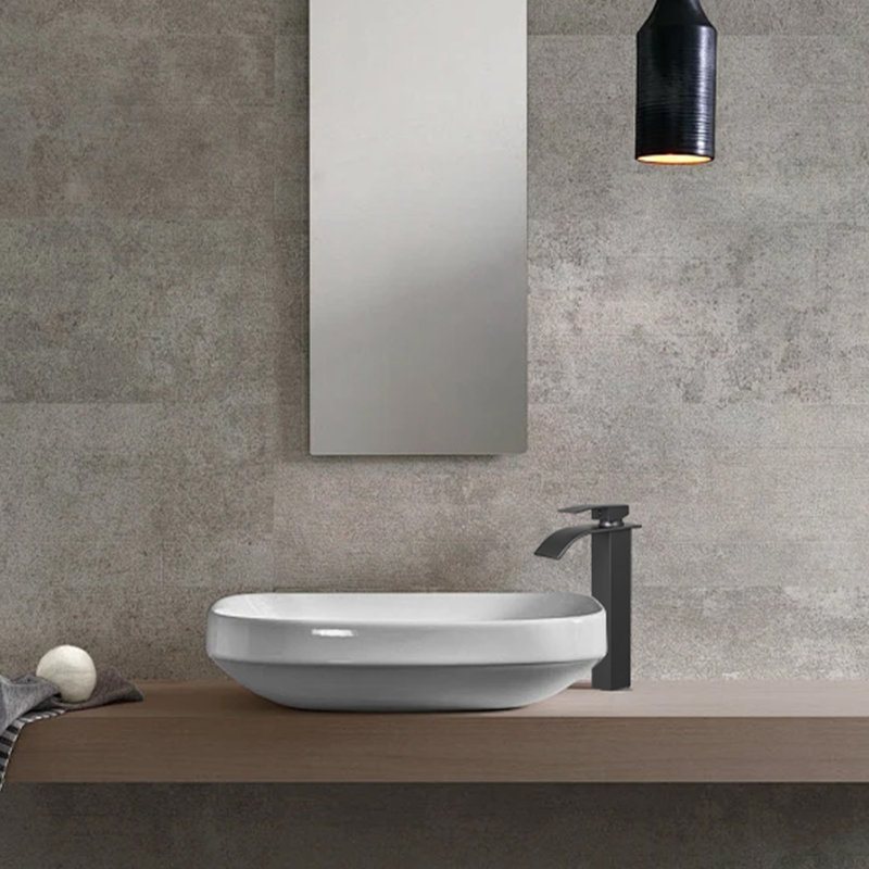 Single-handle Bathroom Faucet, Matte Black
