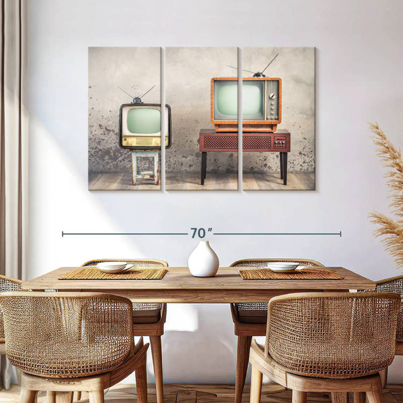 Senne Analog Televisions, 36" H x 57" W