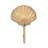 Mythra Golden Seashell Cast Iron Wall Hook