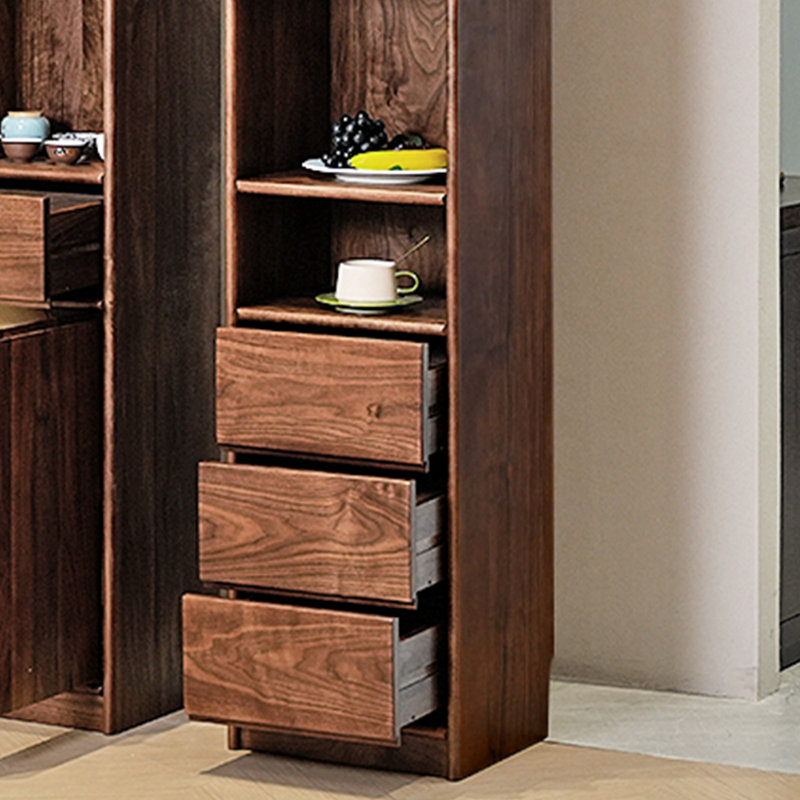 High quality black walnut bookcase
