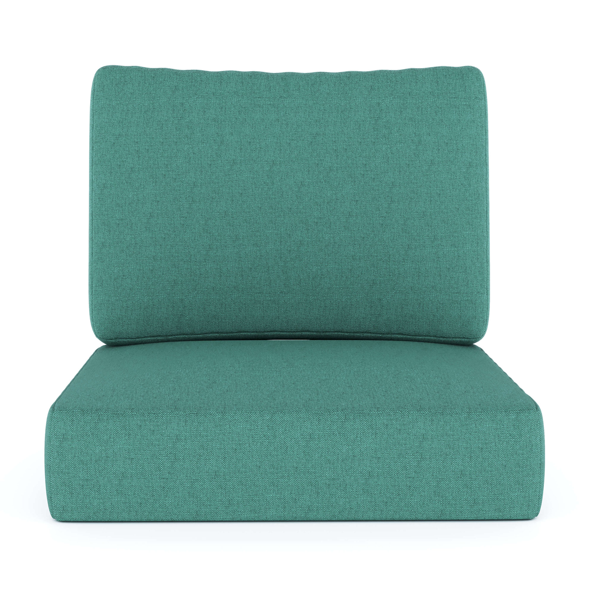 Amala Outdoor Sunbrella® Seat/Back Cushion, Sunbrella® Cast Breeze Plainweave, 25" W x 25.5" D
