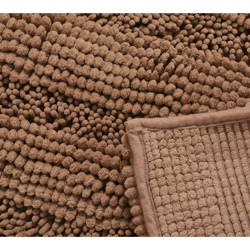 Abbieleigh Chenille Non-Slip, Taupe