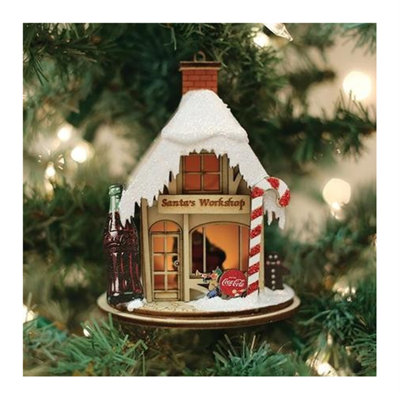 7'' Wood Hanging Figurine Ornament