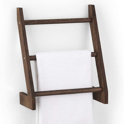 Chaitan Triangle Tiered Shelf with Towel Bar