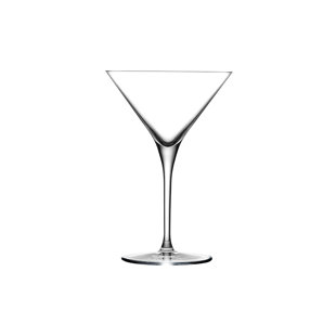 Martini Glasses, Metallic Gold Tone Cocktail Glass 8-Ounces, Set of 2