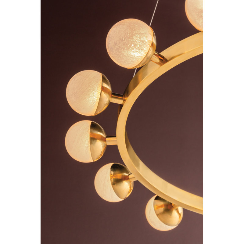 Linus Chandelier, 3" H x 29.50" W x 29.50" D, 15